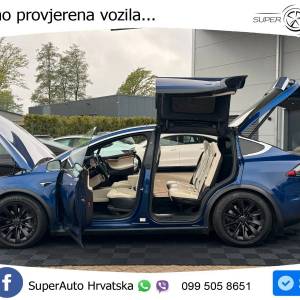 Tesla Model X Long Raven 525 KS, PANO+ZRAČ+KAM+GR SJED+ACC+KEY+LANE