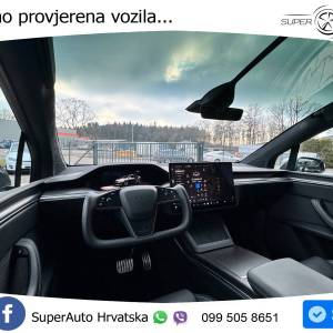 Tesla Model X Plaid 1020 KS, PANO+ZRAČ+KAM+GR SJED+ACC+KEY+LANE