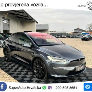 Tesla Model X Plaid 1020 KS, PANO+ZRAČ+KAM+GR SJED+ACC+KEY+LANE
