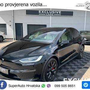 Tesla Model X Plaid 1020 KS, PANO+ZRAČ+KAM+GR SJED+ACC+KEY+VIRT+LANE