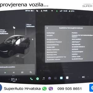 Tesla Model Y AWD Premium Long Range 514 KS, PANO+360+ACC+GR SJED+LED+LANE