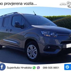 Toyota Proace City Verso L2 1.5 D-4D 130 KS, REG 06/27 7-SJED+TEM+KAM+NAVI
