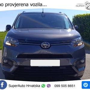 Toyota Proace City Verso L2 1.5 D-4D 130 KS, REG 06/27 7-SJED+TEM+KAM+NAVI