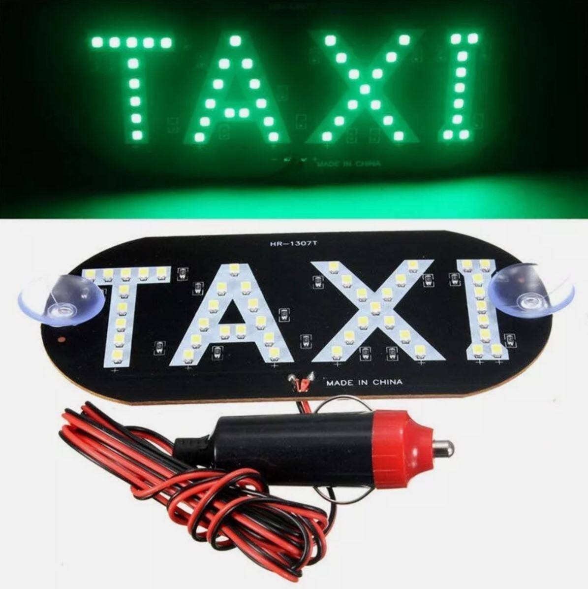 USB LED 12V TAXI Znak