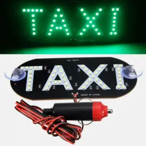 USB LED 12V TAXI Znak
