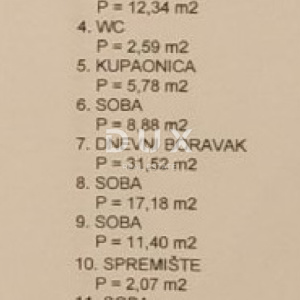 VIŠKOVO, MARČELJI- stan- etaža 150m2, DB+4S, 1. kat + okoliš 300m2 