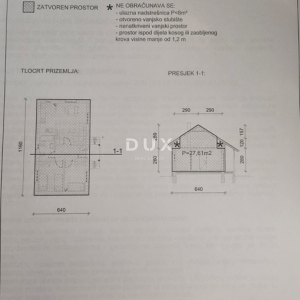 VUKOVAR, PALAČA - Zemljište idealno za obiteljsku kuću, projekt uključen