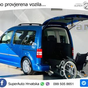 VW Caddy 1.6 TDI DSG 102 KS, RAMPA+KLIMA+PDC