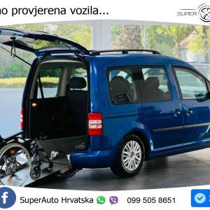 VW Caddy 1.6 TDI DSG 102 KS, RAMPA+KLIMA+PDC