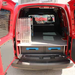 VW Caddy 2.0 TDi + Sortimo police