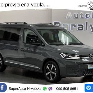 VW Caddy Maxi 1.5 TSI DSG Style 116 KS, RAMPA+ACC+LED+KAM+GR SJED+PANO