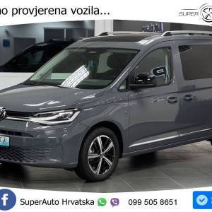VW Caddy Maxi 1.5 TSI DSG Style 116 KS, RAMPA+ACC+LED+KAM+GR SJED+PANO