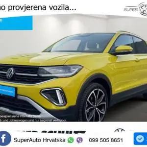 VW T-Cross 1.5 TSI DSG Style 150 KS, ACC+KAM+KEY+GR SJED+VIRT+LANE