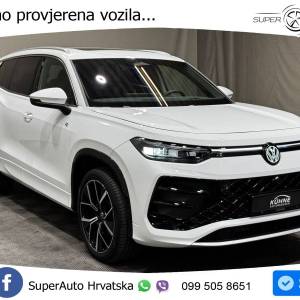VW Tayron 2.0 TDI 4M DSG R-Line 193 KS, PANO+360+ACC+GR SJED+KEY+VIRT+LANE