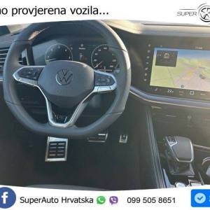 VW Touareg 3.0 TDI 4M Aut. R line 286 KS, PANO+ZRAČ+360+GR SJED+KEY+VIRT+LANE