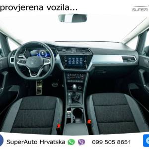 VW Touran 2.0 TDI DSG Comfortline 150 KS, 7-SJED+ACC+GR SJED+VIRT+NAVI