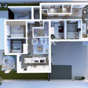 ZADAR, PETRČANE - Penthouse 2. red do mora! Punta Skala! S4
