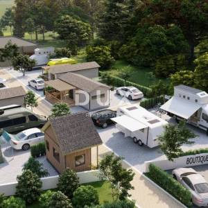ZADAR, POSEDARJE - Zemljište s projektom za Boutique Camp Resort