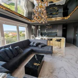 ZADAR, SUKOŠAN - Luksuzno namješten penthouse 50 m od plaže!
