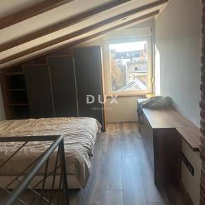 ZAGREB, CENTER- dvoetažni stan 107m2, DB+2S, 1.kat + okoiš