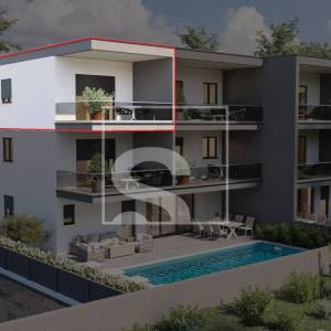 2 soban stan na drugom katu s pogledom na more, Novigrad 