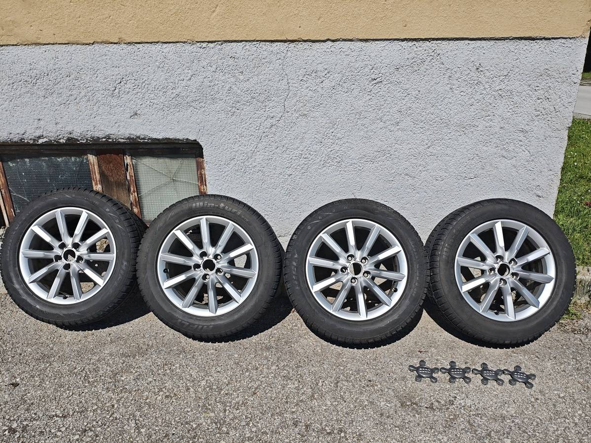 Alu felge, original Audi, 17'', rupe 5x112, 4 kom., sa gumama