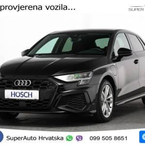 Audi A3 SB 45 TFSIe S tronic S line 245 KS, ACC+KAM+GR SJED+PANO+VIRT+MASAŽA