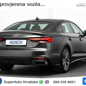 Audi A5 SB 40 TFSI S tronic 2xS line 204 KS, MATRIX+ACC+GR SJED+KAM+VIRT+PDC