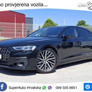 Audi A8 L 60 TFSIe V6 quattro S line 462 KS, BLACK+SOFT+4xGR SJED+ACC+PANO+KEY