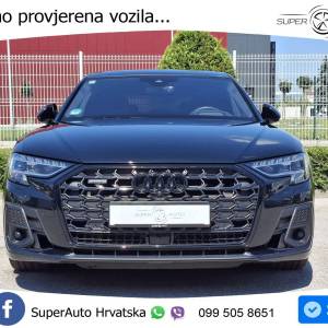 Audi A8 L 60 TFSIe V6 quattro S line 462 KS, BLACK+SOFT+4xGR SJED+ACC+PANO+KEY