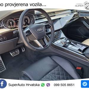 Audi A8 L 60 TFSIe V6 quattro S line 462 KS, BLACK+SOFT+4xGR SJED+ACC+PANO+KEY