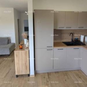 BRTONIGLA, ISTRA – Moderan 3-soban apartman s vrtom i dva parkirna mjesta