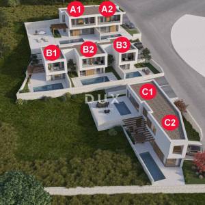 CRIKVENICA - Moderna vila s bazenom i panoramskim pogledom