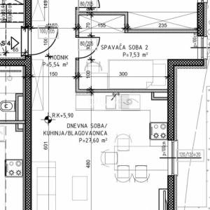 DALMACIJA, KAŠTELA -dvosoban + DB 61,99m², novogradnja 2.kat