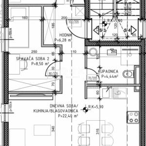 DALMACIJA, KAŠTELA -dvosoban + DB 58,66 m² novogradnja 2.kat