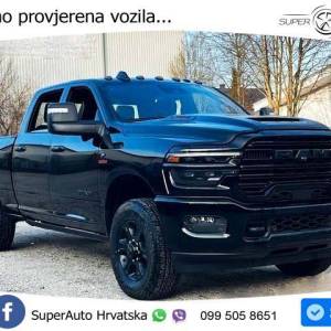 Dodge RAM 3500 6.7 Aut. Laramie Night 426 KS, KAM+GR SJED+LED+NAVI
