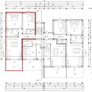 Dvosoban stan, 1. kat, 600 metara do mora, Novigrad