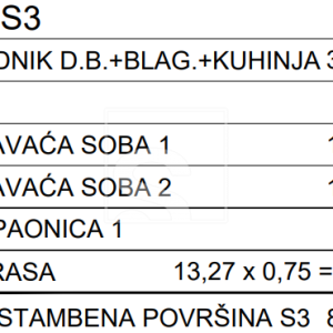 Dvosoban stan, 1. kat, 600 metara do mora, Novigrad