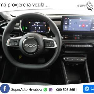 Fiat 600 1.2 T3 Aut. Style 100 KS, LED+KAM+GR SJED+VIRT+ASIST