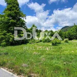 GORSKI KOTAR, FUŽINE - građevinsko zemljište 823 m2 - investicijska prilika!
