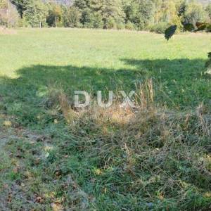 GORSKI KOTAR, FUŽINE, LIČ - 3480 m2 sa građevinskom dozvolom za montažni objekt i plaćenim doprinosima!!!
