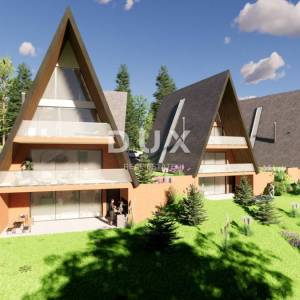 GORSKI KOTAR, STARI LAZ - zemljište s građevinskom dozvolom za izgradnju 4 planinske vile