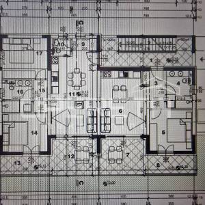 Građevinsko zemljište 930 m2 s dozvolom za 6 stanova, Lumbarda