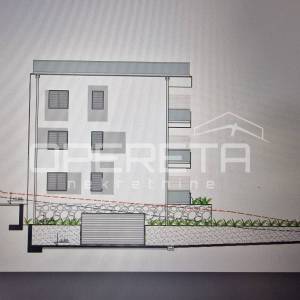 Građevinsko zemljište 930 m2 s dozvolom za 6 stanova, Lumbarda