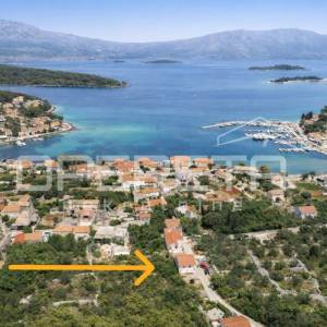 Građevinsko zemljište s pogledom na more - Lumbarda, 596 m2