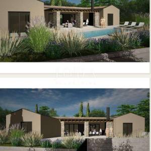 Građevinsko zemljište za izgradnju moderne mediteranske ville,Gračišće okolica