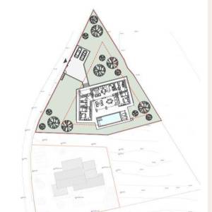 Građevinsko zemljište za izgradnju moderne mediteranske ville,Gračišće okolica