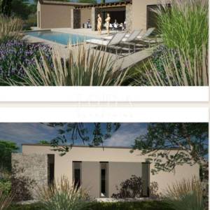 Građevinsko zemljište za izgradnju moderne mediteranske ville,Gračišće okolica