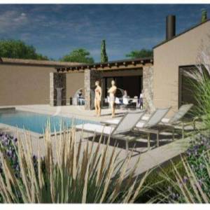 Građevinsko zemljište za izgradnju moderne mediteranske ville,Gračišće okolica