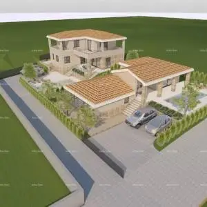 Istra. Bibići. Prodaja građevinskog zemljišta sa ishodovanom pravomoćnom građevinskom dozvolom., Bibići.